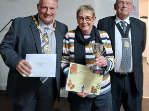 Supporting image for story: 'The standard was mind-blowing' - Green-fingered winners of Market Drayton bloom competition celebrated