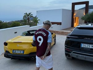 Supporting image for story: Manchester United star sparks storm by wearing Aston Villa shirt