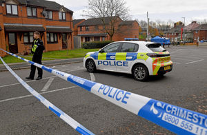 The road was closed while police examined the scene