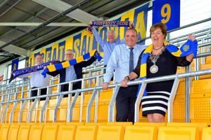 Rail seats are also in operation at Shrewsbury Town (© AMA SPORTS PHOTO AGENCY)