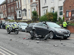 Supporting image for story: No serious injuries as crash shuts Walsall road