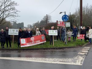 Supporting image for story: Protesters celebrate as plans for 800 homes in village near Wolverhampton rejected