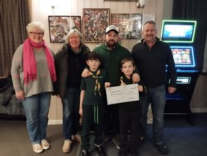 Knighton Scouts received a £300 grant