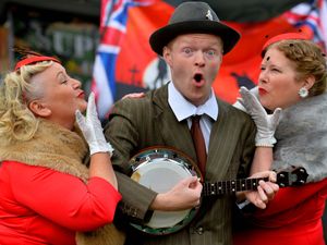 Supporting image for story: 'Mission accomplished' at Tanat Valley Light Railway's awareness-raising 1940s event