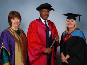 Supporting image for story: Albion legend Brendon Batson receives honorary degree