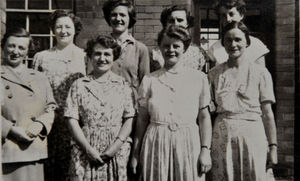 Some members of staff from 1955