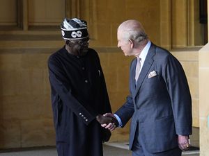 Supporting image for story: Charles bids farewell to Nigerian president ahead of state visit ending