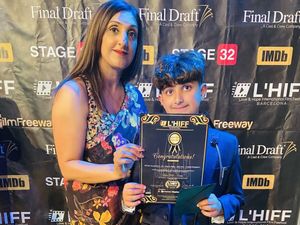 Supporting image for story: Dudley mother and son win big at an international film festival