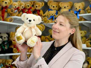 Supporting image for story: Bear necessity for baby Sussex from Ironbridge teddy makers