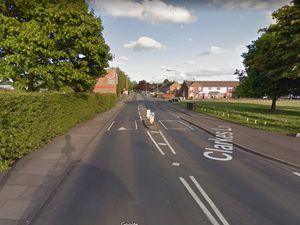 Supporting image for story: Two people taken to hospital after motorcycle hits three cars