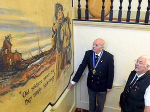 Supporting image for story: Shropshire wall art drawn by 'Banksy of the war'