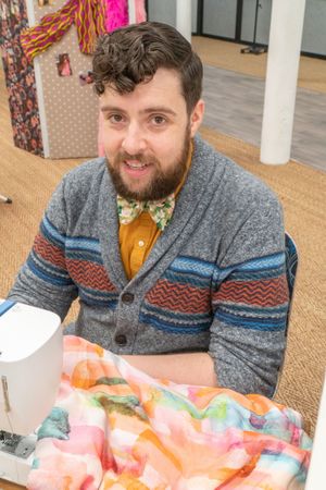 Richy Wedge is competing in this year's Great British Sewing Bee