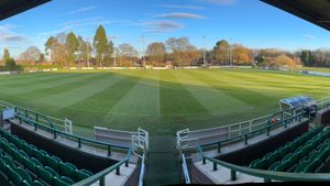 A view from the stand at the Prestige Midlands Arena