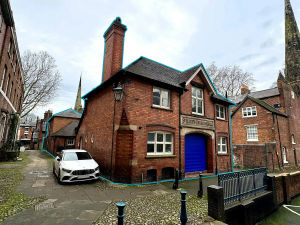 Supporting image for story: Historic Shrewsbury church hall with planning permission for townhouses conversion goes on the market for £800,000