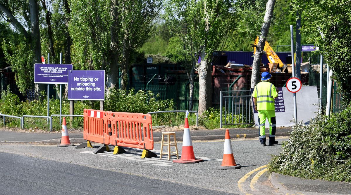 Fire in faulty machine blamed for closure of Wolverhampton recycling centre