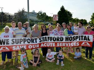 Supporting image for story: Campaigners could camp outside Stafford Hospital for further two weeks