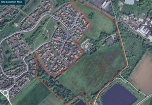 The land earmarked for the development. Picture: Catesby Estates