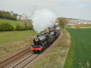 Supporting image for story: Two classic steam engines passing through Shropshire today - when and where to see them