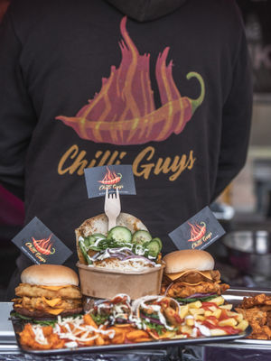 A fine selection of food was on offer. Photo: Ian Knight / Z70 Photography