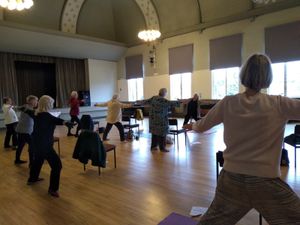 One of the exercise sessions run by Telford & Wrekin Senior Citizens Forum