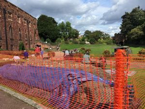 Day five of the Shrewsbury Castle dig
