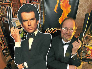 Supporting image for story: Fan's home is shrine to hero James Bond