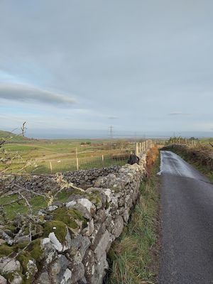 Some of the roads Lucy walked and the beautiful scenery she encountered on her route