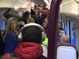 Supporting image for story: Anger at packed West Midlands trains despite social distancing advice