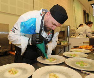 Wayne Barnard looking to improve his National Chef of Wales third place last year.
