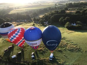 Overlooking the Clee Hill property