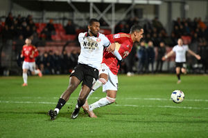 Walsall have fallen eight points behind Salford following their 1-0 defeat.
