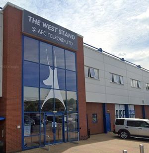 The SEAH Stadium home of AFC Telford United. Picture: Google Maps