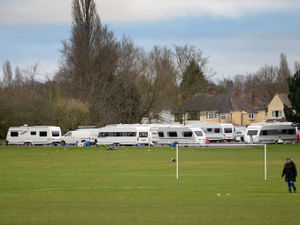 Supporting image for story: Anger as Wolverhampton travellers camp grows