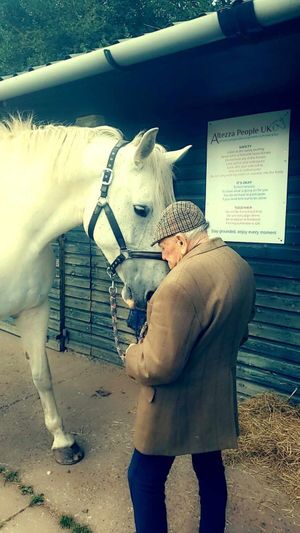 Sharing a moment of love and connection. Photo: Abby Matthews
