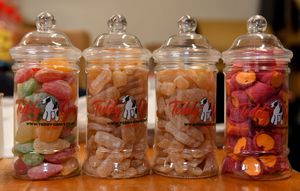 Pear drops, the herbal tablets and pineapple rock are all still popular now