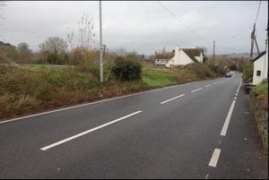 Harley Road and the site access on the left. Picture: Berrys