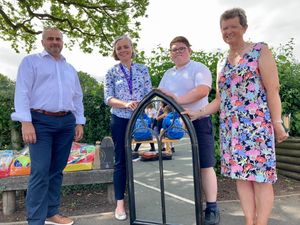 Supporting image for story: Warm send off for village school teacher