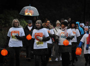 The walk was held at Walsall Arboretum