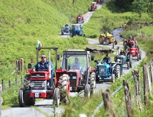 Supporting image for story: Over 200 tractors are heading for Welsh National Tractor Road Run
