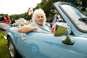 SANDWELL COPYRIGHT EXPRESS & STAR JAMIE RICKETTS 07/07/2024 - Sandwell Vehicle Show at Dartmouth Park in West Bromwich. In Picture: Chris Brooks from Shipley with his Spitfire 1500 1976.