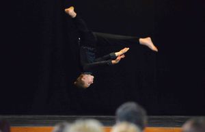 Billy in action at Perton Carnival in May