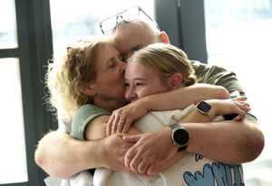 T-Level health student, Olivia Melville, celebrating her distinction. Photo: Russell Davies Photography