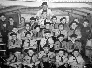 The scout HQ 1968 at the 1st Bilston Scout Group, Bilston, Wolverhampton.