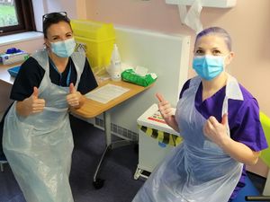 Supporting image for story: Shropshire mum and daughter form vaccination double act
