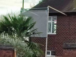 Supporting image for story: Mystery of the curious structure outside Shrewsbury house solved after viral post