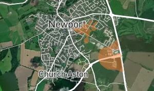 Affected areas are shown in red. Picture: National Grid 