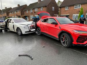 Supporting image for story: Rolls-Royce driver flees after crashing in Walsall 