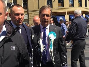 Supporting image for story: Farage ‘concerned about level of hatred’ after milkshake incident