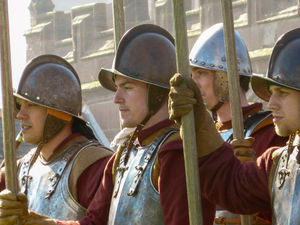 Publicity photo - the Sealed Knot at a previous Marbury Merry Days
