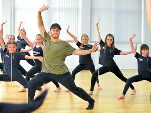 Supporting image for story: Students strut their stuff with Got to Dance star